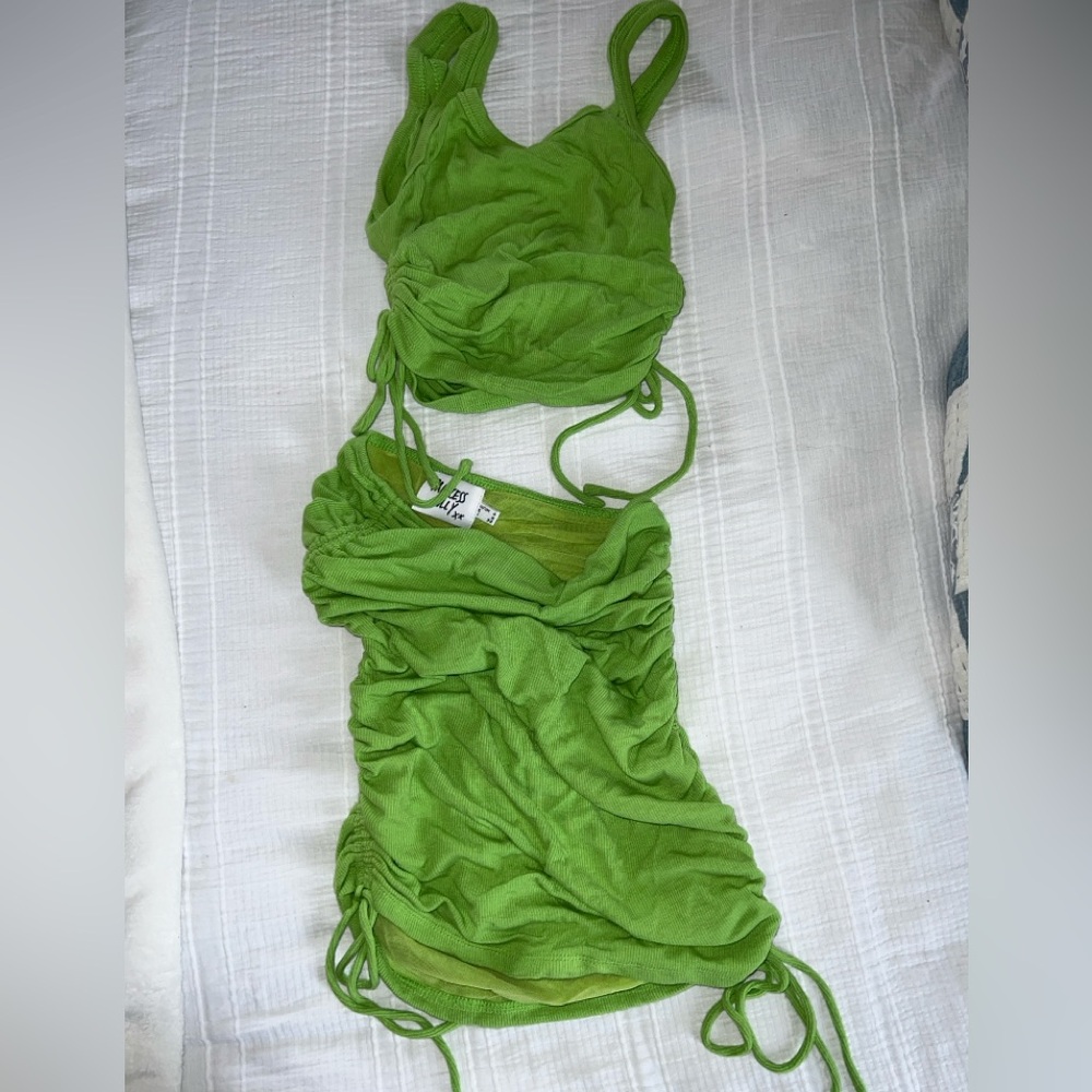 Princess Polly Green matching set US 0